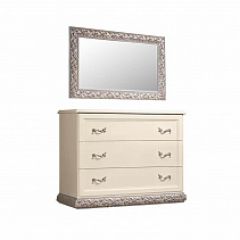 Комод Тиффани штрих-лак/серебро (ТФКМ-1) в Губахе - gubaha.mebel24.online | фото