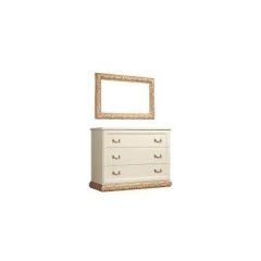 Комод Тиффани штрих-лак/золото (ТФКМ-1) в Губахе - gubaha.mebel24.online | фото
