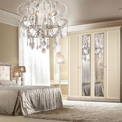 Комод узкий Тиффани штрих-лак/серебро (ТФКМ-2 ) в Губахе - gubaha.mebel24.online | фото 2