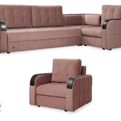 Комплект мягкой мебели Остин HB-178-18 (Велюр) Угловой + 1 кресло в Губахе - gubaha.mebel24.online | фото 1