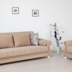 Комплект Роуз ТД 412 диван-кровать + кресло + комплект подушек в Губахе - gubaha.mebel24.online | фото