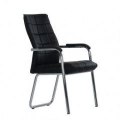 Кресло Barneo K-14 для посетителей и переговорных (черный) в Губахе - gubaha.mebel24.online | фото
