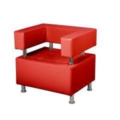 Кресло Борк (красный) в Губахе - gubaha.mebel24.online | фото