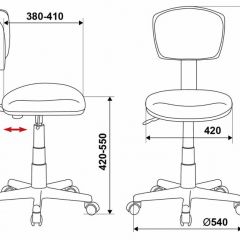 Кресло Бюрократ CH-299/G/15-48 серый в Губахе - gubaha.mebel24.online | фото 3