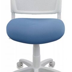 Кресло детское Бюрократ CH-W296NX/26-24 белый TW-15 голубой 26-24 в Губахе - gubaha.mebel24.online | фото 2