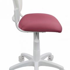 Кресло детское Бюрократ CH-W296NX/26-31 белый TW-15 розовый 26-31 в Губахе - gubaha.mebel24.online | фото 2
