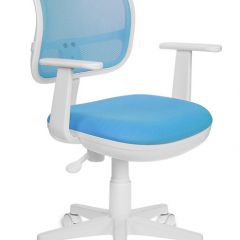 Кресло детское Бюрократ CH-W797/LB/TW-55 голубой в Губахе - gubaha.mebel24.online | фото