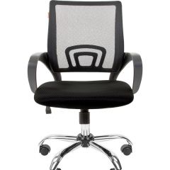 Кресло для оператора CHAIRMAN 696 хром (ткань TW-11/сетка TW-01) в Губахе - gubaha.mebel24.online | фото 2