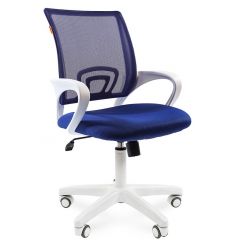 Кресло для оператора CHAIRMAN 696 white (ткань TW-10/сетка TW-05) в Губахе - gubaha.mebel24.online | фото