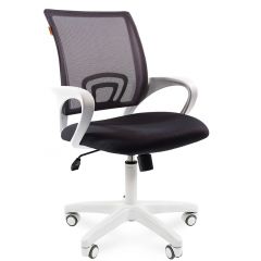 Кресло для оператора CHAIRMAN 696 white (ткань TW-12/сетка TW-04) в Губахе - gubaha.mebel24.online | фото