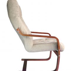 Кресло для отдыха (пружинка) Магнат 102-З-КР замша КРЕМ в Губахе - gubaha.mebel24.online | фото 2