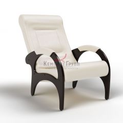 Кресло для отдыха Римини 19-К-КР (экокожа/венге) КРЕМ в Губахе - gubaha.mebel24.online | фото