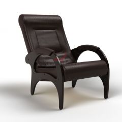 Кресло для отдыха Римини 19-К-В (экокожа/венге) ВЕНГЕ в Губахе - gubaha.mebel24.online | фото 1