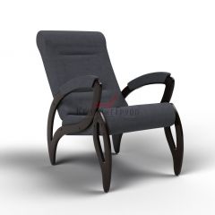 Кресло для отдыха Зельден 20-Т-ГР (тканьвенге) ГРАФИТ в Губахе - gubaha.mebel24.online | фото 1