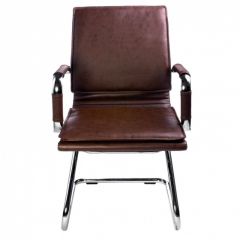 Кресло для посетителя Бюрократ CH-993-Low-V/Brown коричневый в Губахе - gubaha.mebel24.online | фото 4