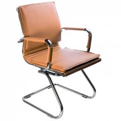 Кресло для посетителя Бюрократ CH-993-Low-V/Camel светло-коричневый в Губахе - gubaha.mebel24.online | фото 1