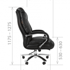 Кресло для руководителя CHAIRMAN  405 (ЭКО) Черное в Губахе - gubaha.mebel24.online | фото 5