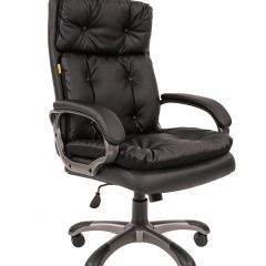 Кресло для руководителя  CHAIRMAN 442 (экокожа черная) в Губахе - gubaha.mebel24.online | фото 2