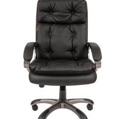 Кресло для руководителя  CHAIRMAN 442 (экокожа черная) в Губахе - gubaha.mebel24.online | фото