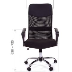 Кресло для руководителя CHAIRMAN 610 N (15-21 черный/сетка черный) в Губахе - gubaha.mebel24.online | фото 4