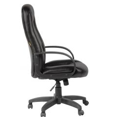 Кресло для руководителя  CHAIRMAN 685 (экокожа черный) в Губахе - gubaha.mebel24.online | фото 3