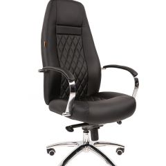 Кресло для руководителя CHAIRMAN 950 (Экокожа) Черное в Губахе - gubaha.mebel24.online | фото