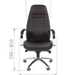Кресло для руководителя CHAIRMAN 950 (Экокожа) Черное в Губахе - gubaha.mebel24.online | фото 4