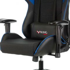 Кресло игровое Бюрократ VIKING 4 AERO BLUE черный/синий в Губахе - gubaha.mebel24.online | фото 5