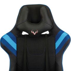 Кресло игровое Бюрократ VIKING 4 AERO BLUE черный/синий в Губахе - gubaha.mebel24.online | фото 6