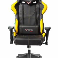 Кресло игровое Бюрократ VIKING 5 AERO YELLOW черный/желтый в Губахе - gubaha.mebel24.online | фото 3