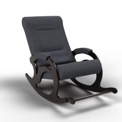 Кресло-качалка Тироль 12-Т-ГР (тканьвенге) ГРАФИТ в Губахе - gubaha.mebel24.online | фото 1