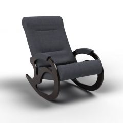 Кресло-качалка Вилла 11-Т-ГР (тканьвенге) ГРАФИТ в Губахе - gubaha.mebel24.online | фото 1