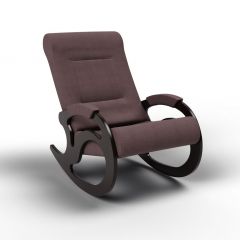 Кресло-качалка Вилла 11-Т-КМ (тканьвенге) КОФЕ С МОЛОКОМ в Губахе - gubaha.mebel24.online | фото 1