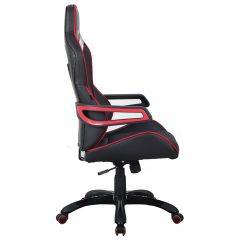 Кресло компьютерное BRABIX Nitro GM-001 (ткань/экокожа) черное, вставки красные (531816) в Губахе - gubaha.mebel24.online | фото 6