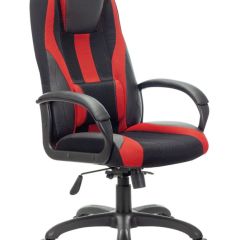 Кресло компьютерное BRABIX PREMIUM "Rapid GM-102" (экокожа/ткань, черное/красное) 532107 в Губахе - gubaha.mebel24.online | фото 1