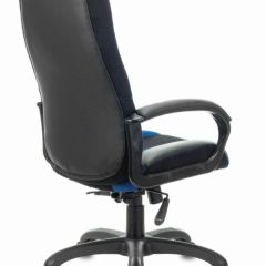 Кресло компьютерное BRABIX PREMIUM "Rapid GM-102" (экокожа/ткань, черное/синее) 532106 в Губахе - gubaha.mebel24.online | фото 4