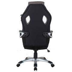Кресло компьютерное BRABIX Techno GM-002 (ткань) черное/серое, вставки белые (531815) в Губахе - gubaha.mebel24.online | фото 6