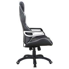 Кресло компьютерное BRABIX Techno Pro GM-003 (экокожа черное/серое, вставки серые) 531814 в Губахе - gubaha.mebel24.online | фото 3