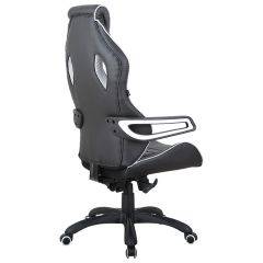 Кресло компьютерное BRABIX Techno Pro GM-003 (экокожа черное/серое, вставки серые) 531814 в Губахе - gubaha.mebel24.online | фото 7