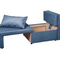 Кресло-кровать Милена (синий) Велюр в Губахе - gubaha.mebel24.online | фото 2