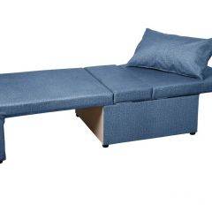 Кресло-кровать Милена (синий) Велюр в Губахе - gubaha.mebel24.online | фото 4