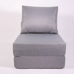Кресло-кровать-пуф бескаркасное Прайм (Серый) в Губахе - gubaha.mebel24.online | фото 2