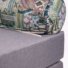 Кресло-кровать-пуф бескаркасное Прайм (сиреневый-серый) в Губахе - gubaha.mebel24.online | фото 5