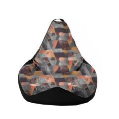Кресло-мешок XL Snow Mango-Black в Губахе - gubaha.mebel24.online | фото