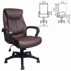Кресло офисное BRABIX "Enter EX-511" (экокожа/коричневая) 531163 в Губахе - gubaha.mebel24.online | фото 2