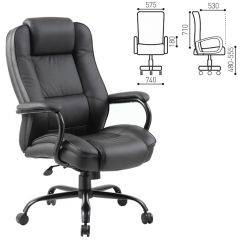 Кресло офисное BRABIX "Heavy Duty HD-002" (экокожа/черное) 531829 в Губахе - gubaha.mebel24.online | фото