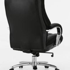 Кресло офисное BRABIX PREMIUM "Bomer HD-007" (рециклированная кожа, хром, черное) 531939 в Губахе - gubaha.mebel24.online | фото 4
