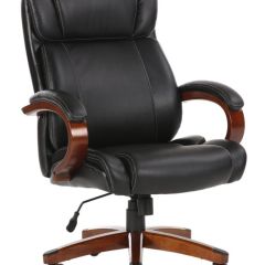 Кресло офисное BRABIX PREMIUM "Magnum EX-701" (дерево, рециклированная кожа, черное) 531827 в Губахе - gubaha.mebel24.online | фото