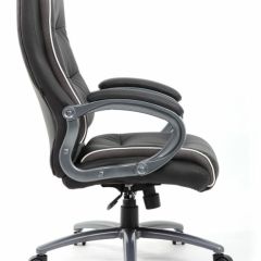 Кресло офисное BRABIX PREMIUM "Strong HD-009" (экокожа черная, ткань серая) 531945 в Губахе - gubaha.mebel24.online | фото 3
