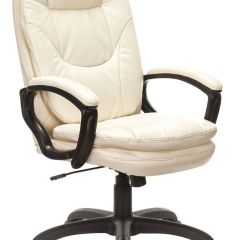 Кресло офисное BRABIX PREMIUM "Trend EX-568", экокожа, бежевое, 532102 в Губахе - gubaha.mebel24.online | фото